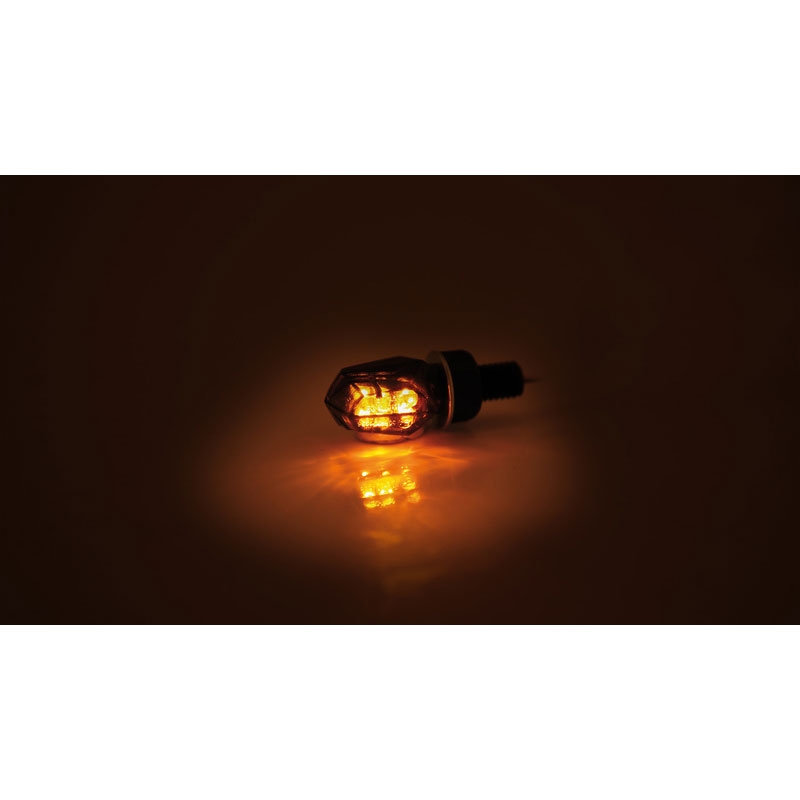 Highsider Smart Tiny LED motorcykelblinklys sort