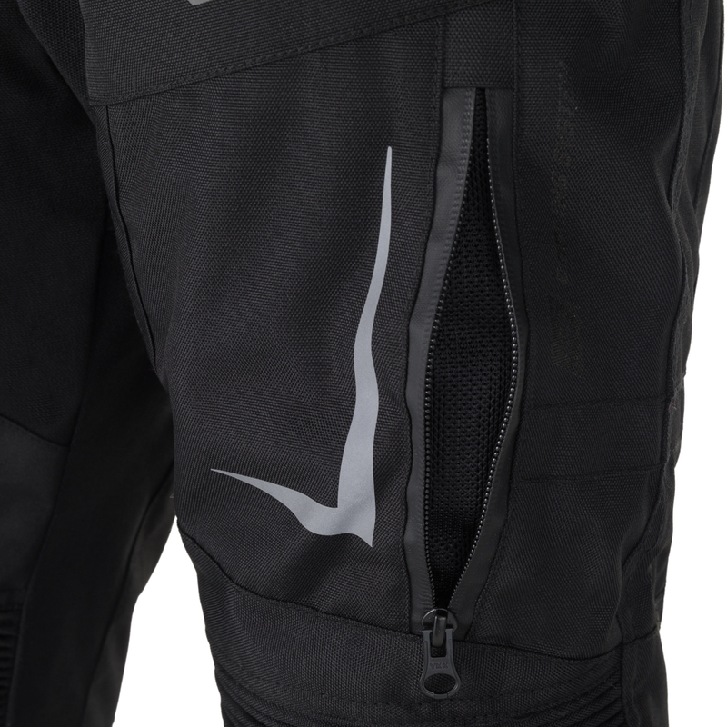 RSA EXO 2 Dame Motorcykelshorts Sort-Fluo Gul