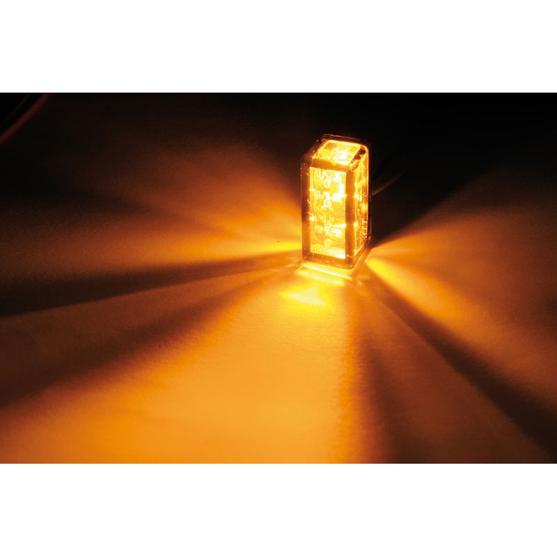 Motorcykel blinklys Highsider Smart Cube-V LED sort