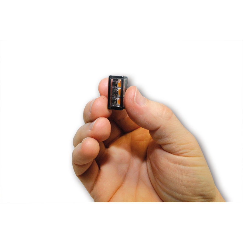 Motorcykel blinklys Highsider Smart Cube-V LED sort