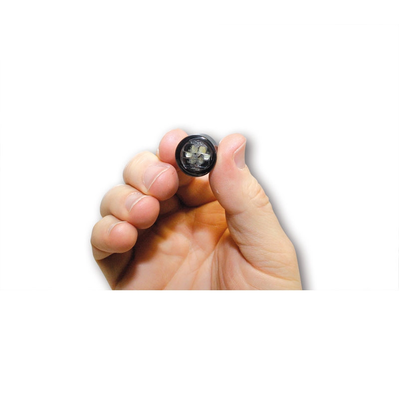 Highsider Smart Micro Pin LED motorcykelblinklys sort