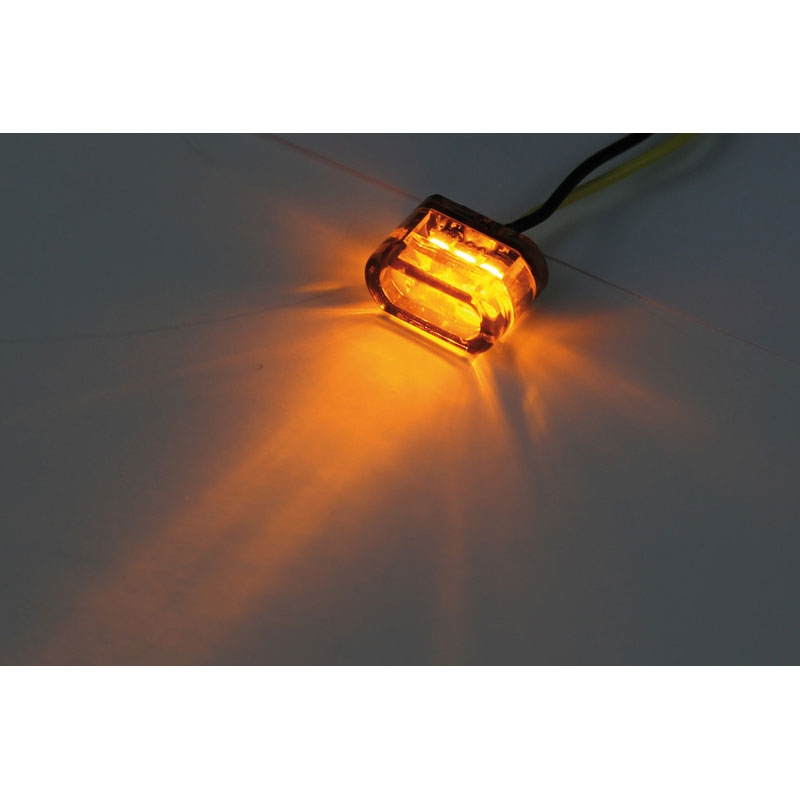 Motorcykelblinklys Highsider Smart Module 2 LED røggrå