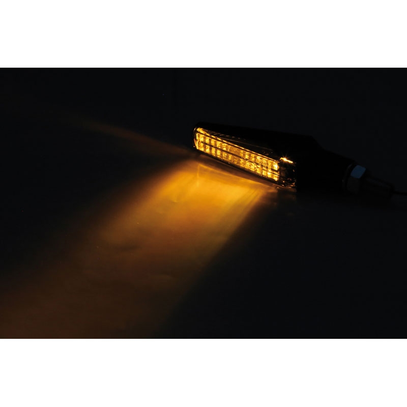 Motorcykel blinklys Highsider Smart Fineline LED sort