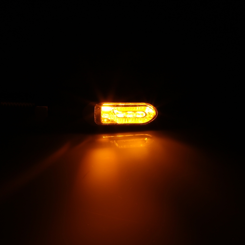 Motorcykel blinklys Highsider Smart Namiko-TS LED sort