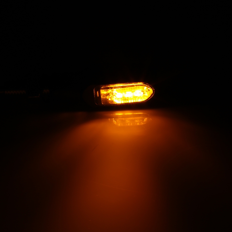 Motorcykel blinklys Highsider Smart Namiko-TS LED 2-i-1 sort