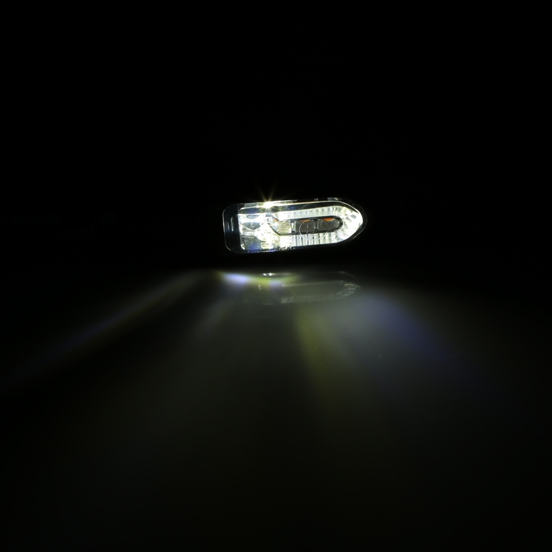 Motorcykel blinklys Highsider Smart Namiko-TS LED 2-i-1 sort