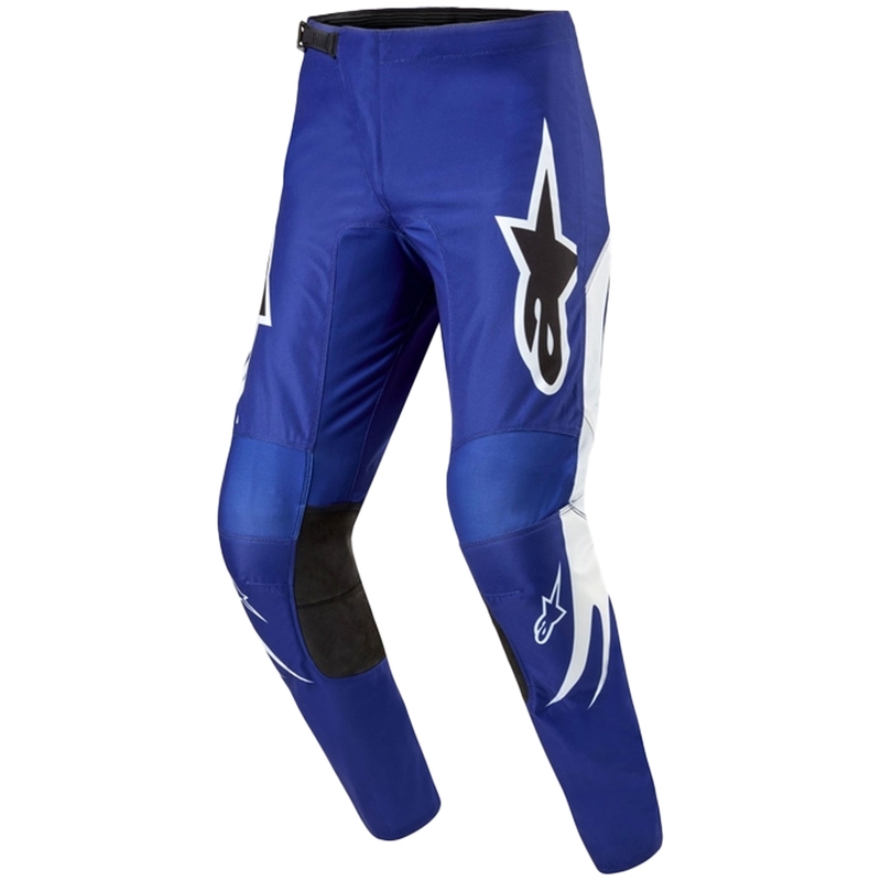 Alpinestars Fluid Lucent motocrossbukser blå-hvid-sort