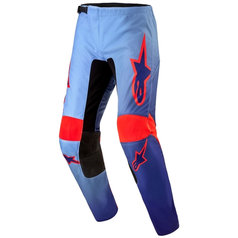 Alpinestars Fluid Lucent Motocross-bukser Blå-Lysblå-Orange