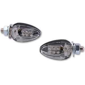 Highsider Smart Drop LED motorcykelblinklys sort