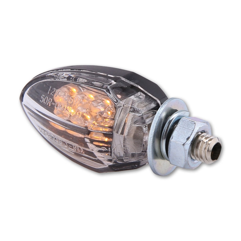 Highsider Smart Drop LED motorcykelblinklys sort