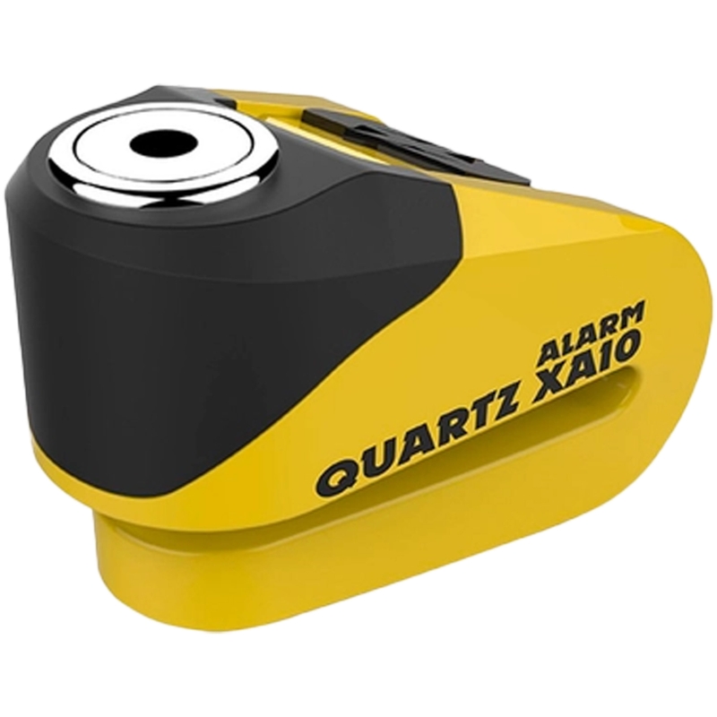 Oxford Quartz Alarm XA10 skivebremselås gul-sort