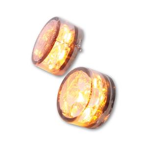 Motorcykel blinklys Highsider Smart Module Sixteen LED røggrå