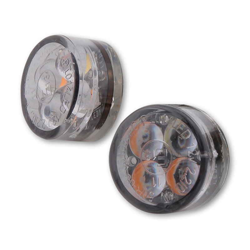 Motorcykel blinklys Highsider Smart Module Sixteen LED 2in1 røggrå