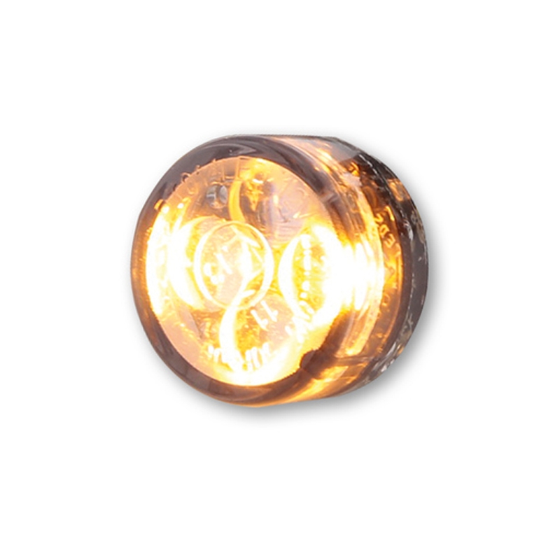 Motorcykel blinklys Highsider Smart Module Sixteen LED 2in1 røggrå