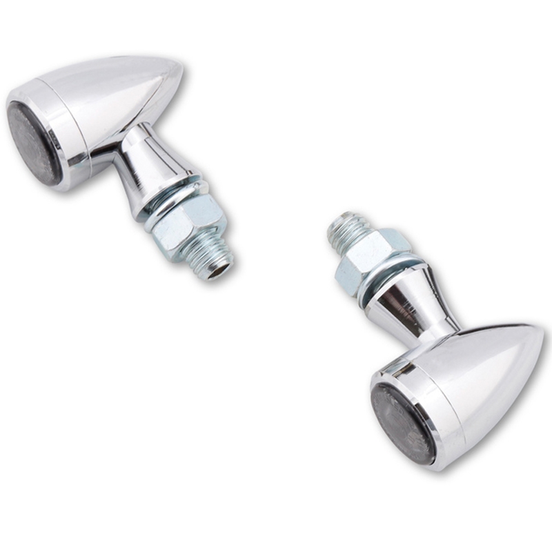 Motorcykel blinklys Highsider Smart Sixteen Bullet LED krom