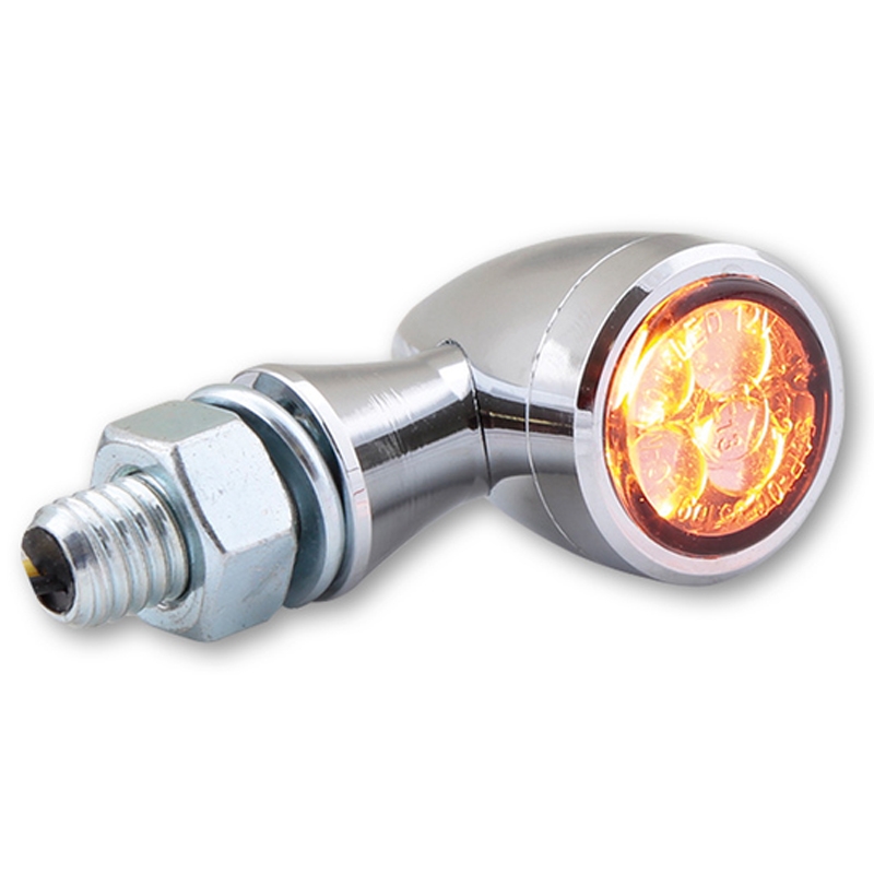 Motorcykel blinklys Highsider Smart Sixteen Bullet LED krom