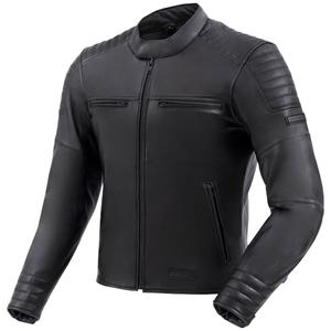 Læder motorcykeljakke Rebelhorn Hunter II sort