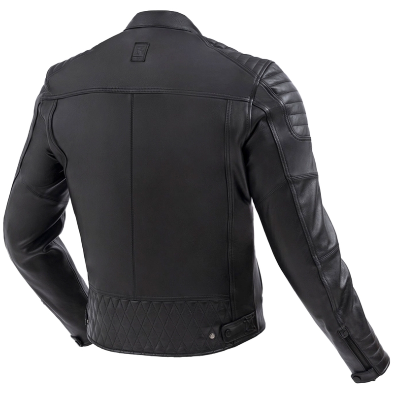Læder motorcykeljakke Rebelhorn Hunter II sort