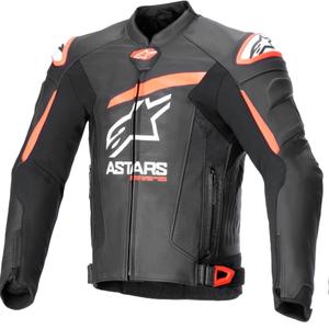 Alpinestars GP plus R 4 Airflow Black-Fluo Red-White motorcykeljakke i læder