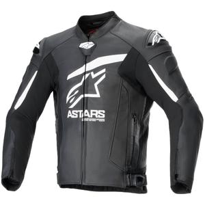 Alpinestars GP plus R 4 Airflow motorcykeljakke i sort og hvidt læder