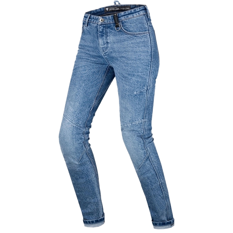 Shima Devon blå motorcykeljeans til kvinder