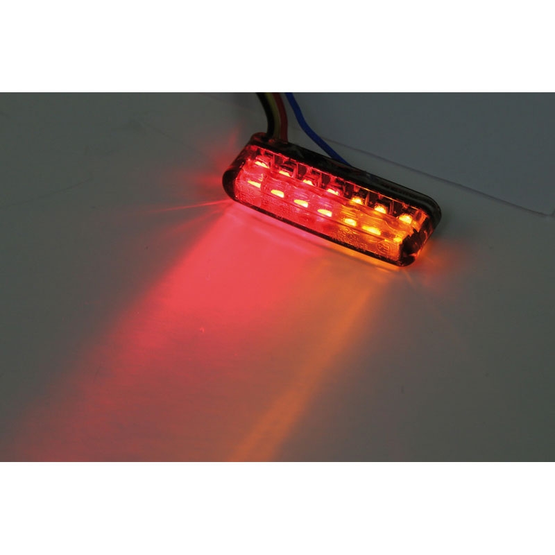 Motorcykel blinklys Highsider Smart Shorty LED 3i1 sort