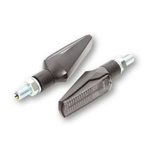 Motorcykelblinklys Highsider Smart Fineline LED 3i1 sort