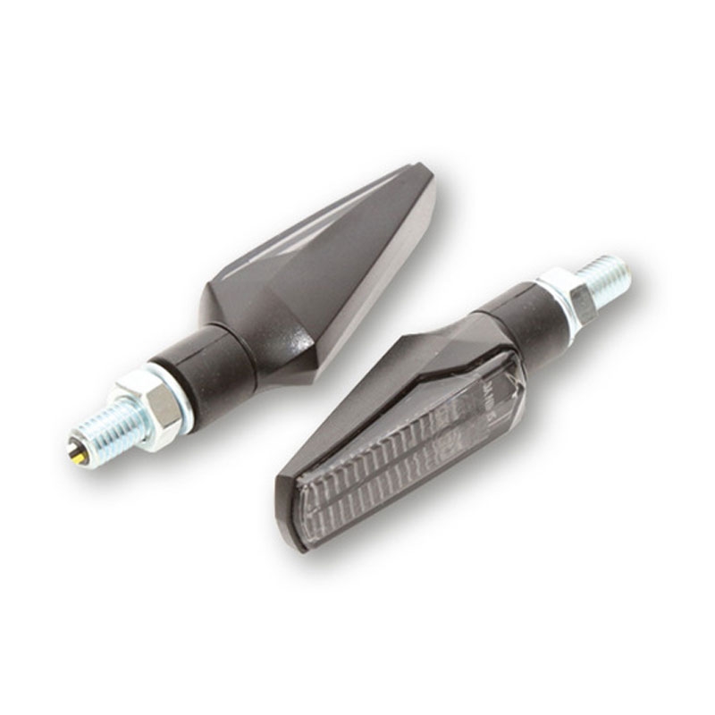 Motorcykelblinklys Highsider Smart Fineline LED 3i1 sort