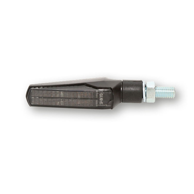 Motorcykelblinklys Highsider Smart Fineline LED 3i1 sort