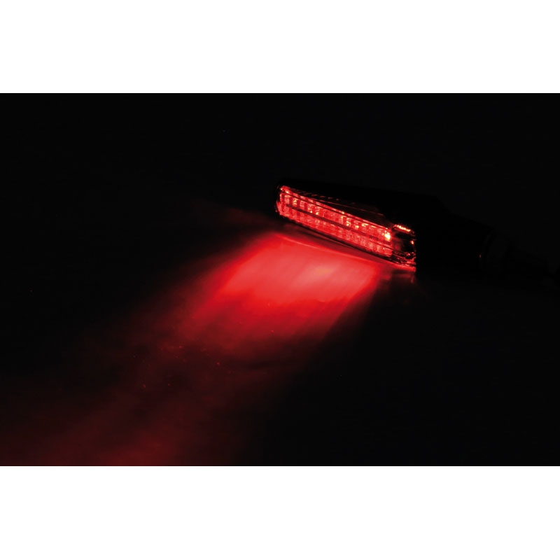 Motorcykelblinklys Highsider Smart Fineline LED 3i1 sort