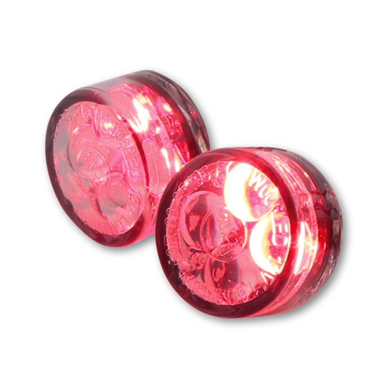 Motorcykel blinklys Highsider Smart Module Sixteen LED 3i1 røggrå