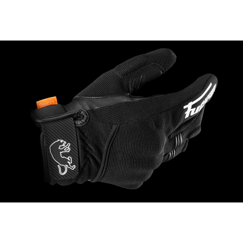 Furygan Jet Lady D3O® Evo dame motorcykelhandsker sort-hvid