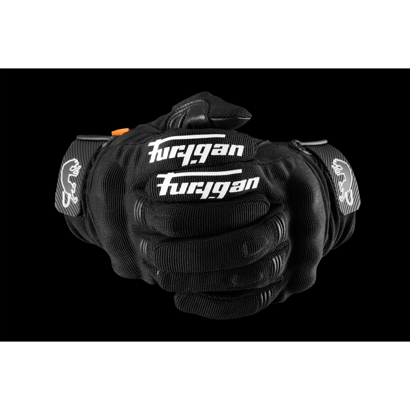 Furygan Jet Lady D3O® Evo dame motorcykelhandsker sort-hvid