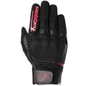 Furygan Jet D3O Evo motorcykelhandsker sort-rød