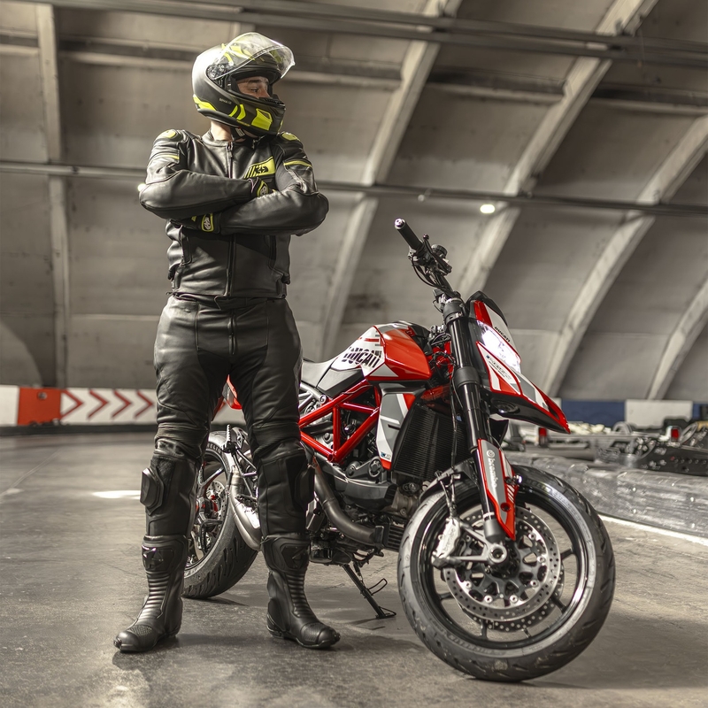 Motorcykelstøvler Oxford Cypher 1.0 D2D, Sort