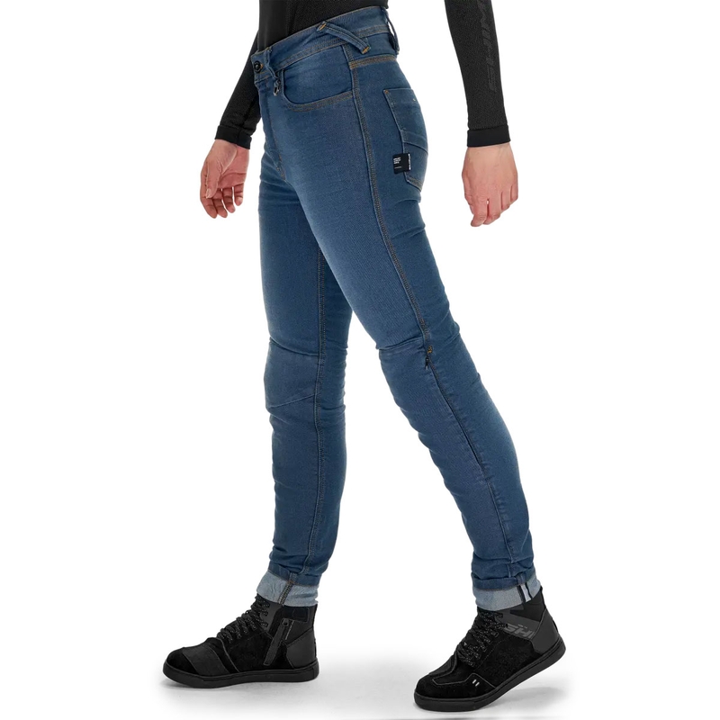 Shima Ridge dame lange motorcykeljeans blå