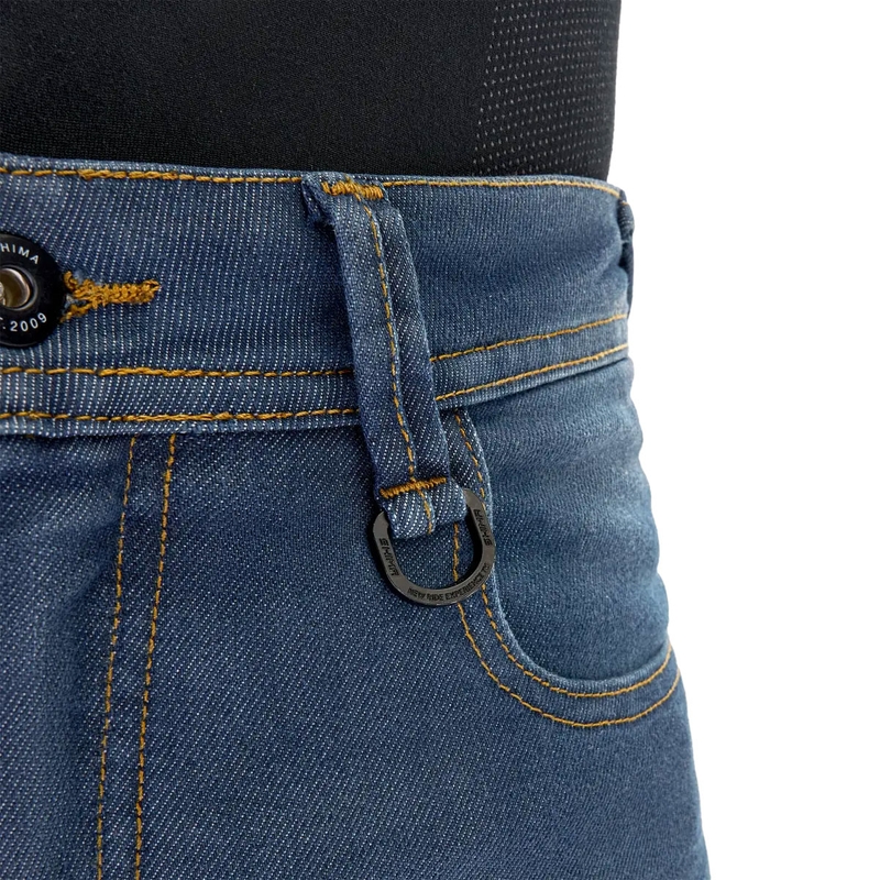 Shima Ridge dame lange motorcykeljeans blå