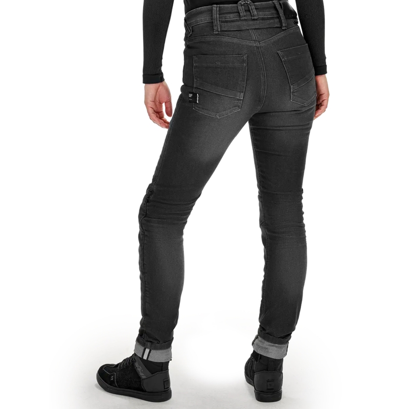 Shima Ridge dame lange motorcykeljeans, sort