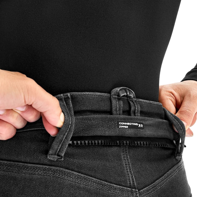 Shima Ridge dame lange motorcykeljeans, sort