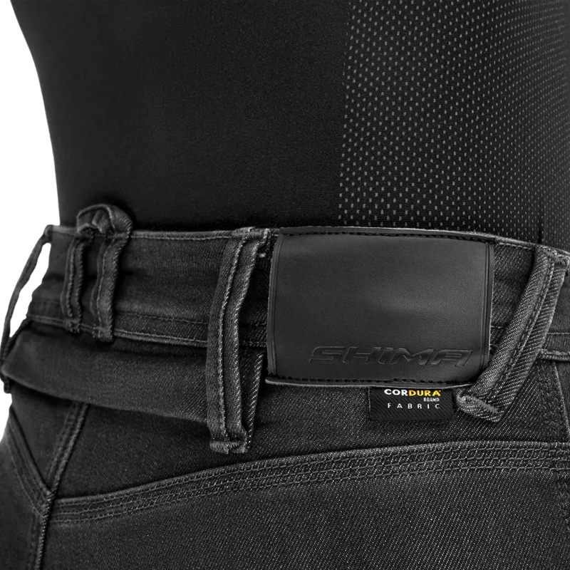 Shima Ridge dame lange motorcykeljeans, sort