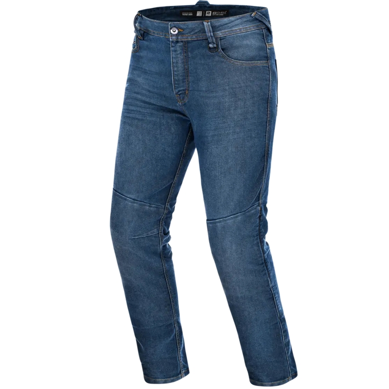 Shima Ridge Extended Biker Jeans Blå