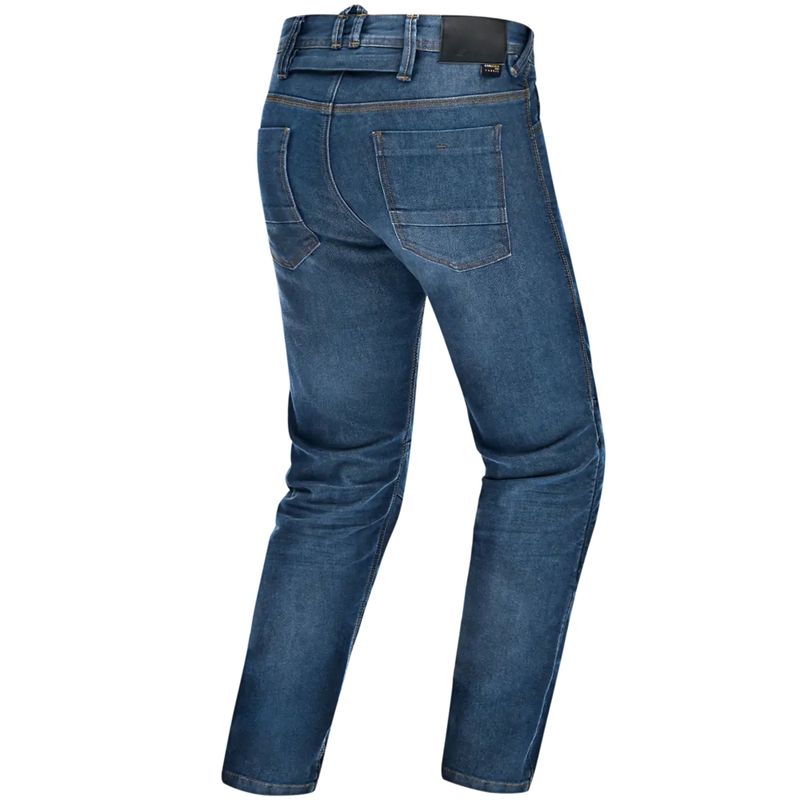 Shima Ridge Extended Biker Jeans Blå