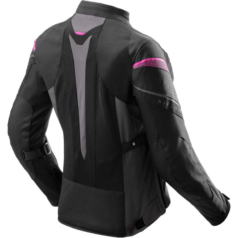Rebelhorn Hiflow V sort-grå-pink motorcykeljakke til kvinder