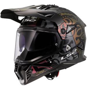 Enduro motorcykelhjelm LS2 MX702 Pioneer II Rangi sort