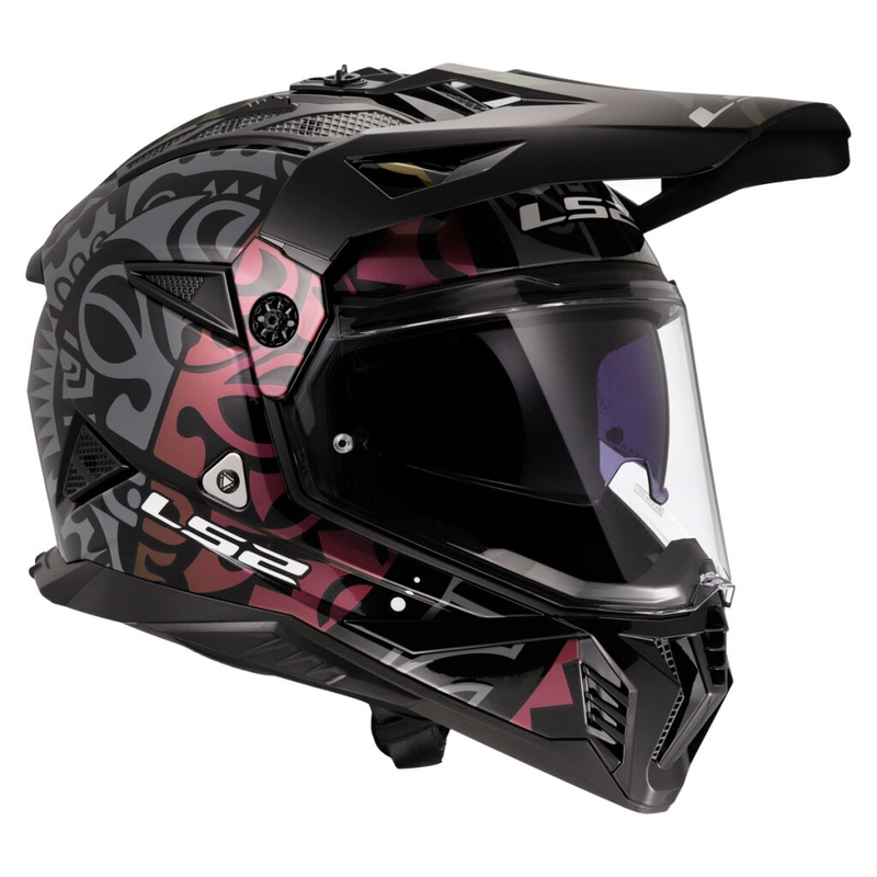 Enduro motorcykelhjelm LS2 MX702 Pioneer II Rangi sort