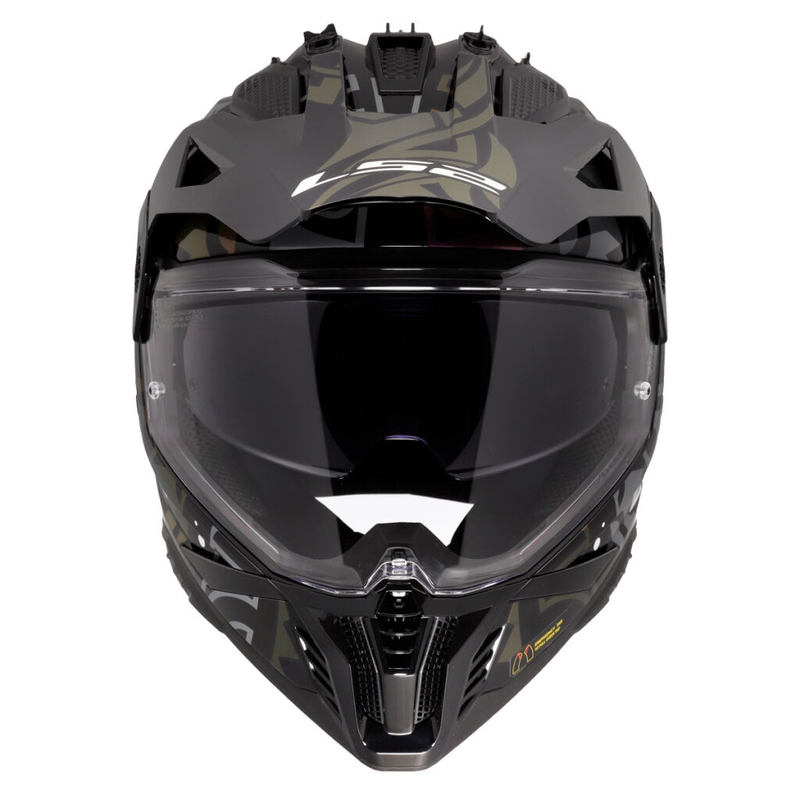 Enduro motorcykelhjelm LS2 MX702 Pioneer II Rangi sort