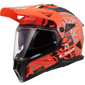 Enduro motorcykelhjelm LS2 MX702 Pioneer II Rangi orange