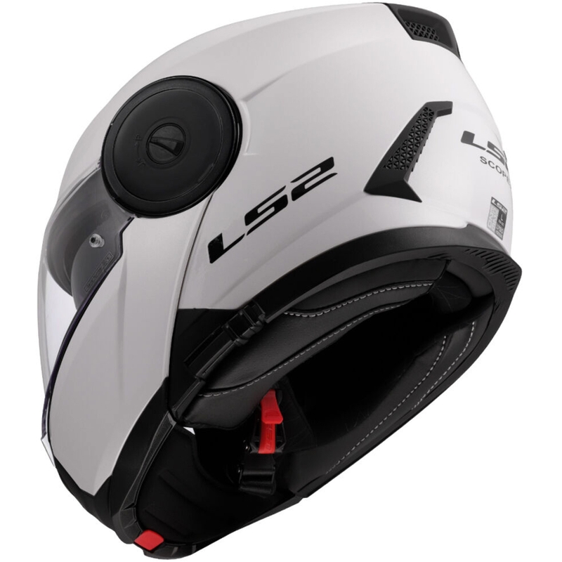 Flip-up motorcykelhjelm LS2 FF902 Scope II Ensfarvet hvid