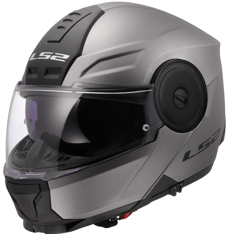 Flip-up motorcykelhjelm LS2 FF902 Scope II Solid mat titanium