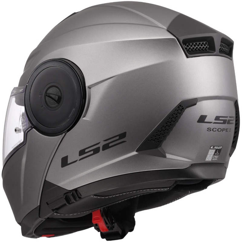 Flip-up motorcykelhjelm LS2 FF902 Scope II Solid mat titanium